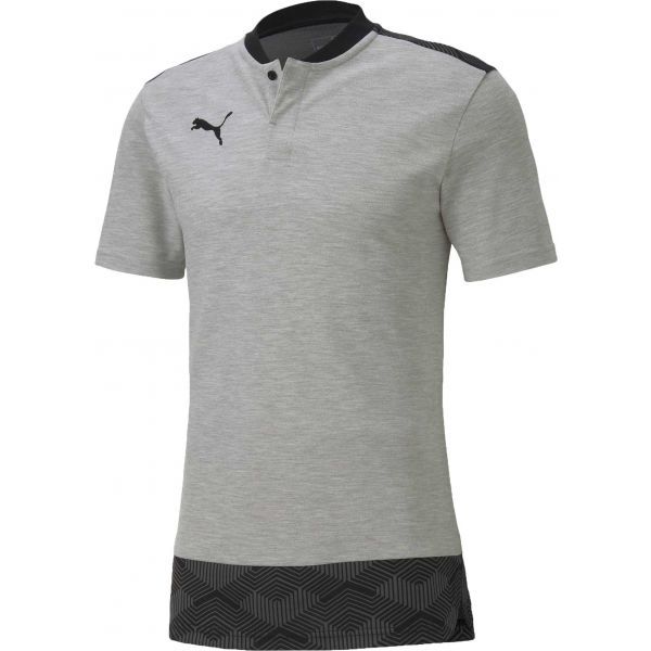 Puma Puma TEAM FINAL 21 CASUALS POLO Унисекс тениска, сиво, размер