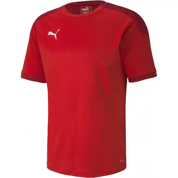 Puma Puma TEAM FINAL 21 TRAINING JERSEY Мъжка тениска за трениране, червено, размер