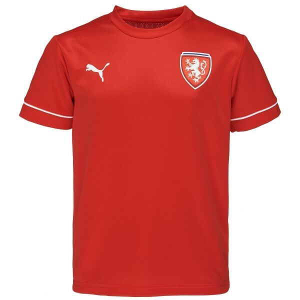 Puma Puma TEAM GOAL TRAINING JERSEY CORE JR Тениска за момчета, червено, размер