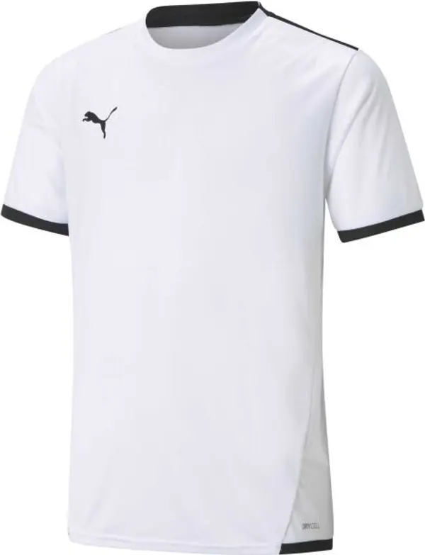 Puma Puma TEAM LIGA JERSEY JR Юношеска тениска за футбол, бяло, размер