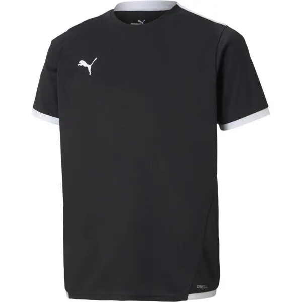 Puma Puma TEAM LIGA JERSEY JR Юношеска тениска за футбол, черно, размер