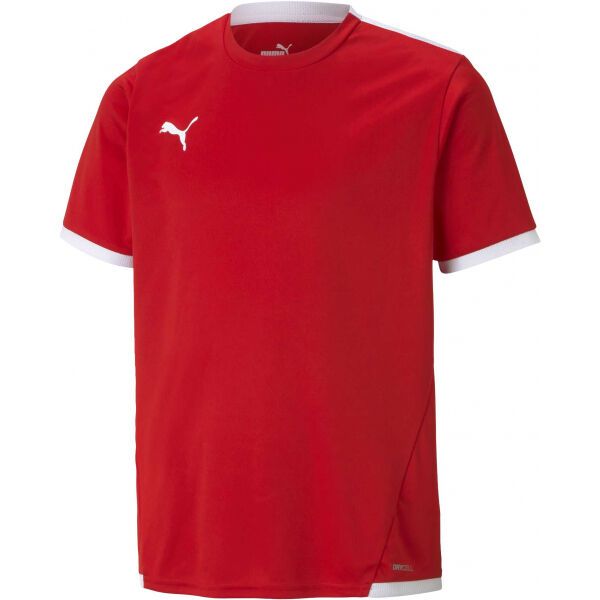 Puma Puma TEAM LIGA JERSEY JR Юношеска тениска за футбол, червено, размер