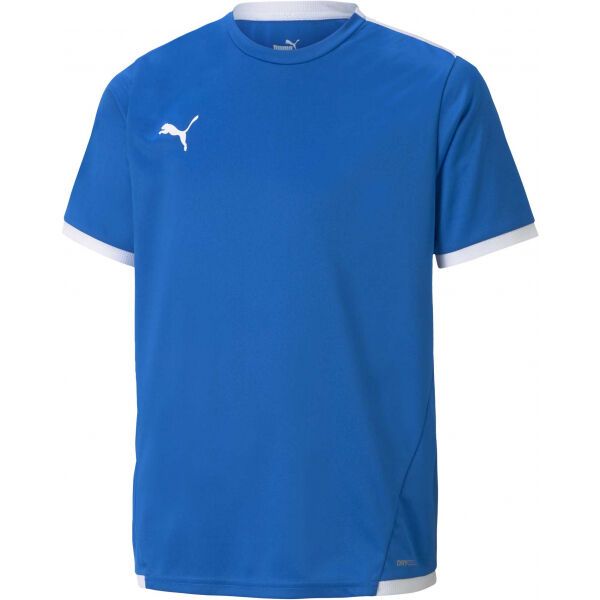 Puma Puma TEAM LIGA JERSEY JR Юношеска тениска за футбол, синьо, размер
