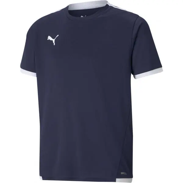 Puma Puma TEAM LIGA JERSEY JR Юношеска тениска за футбол, тъмносин, размер