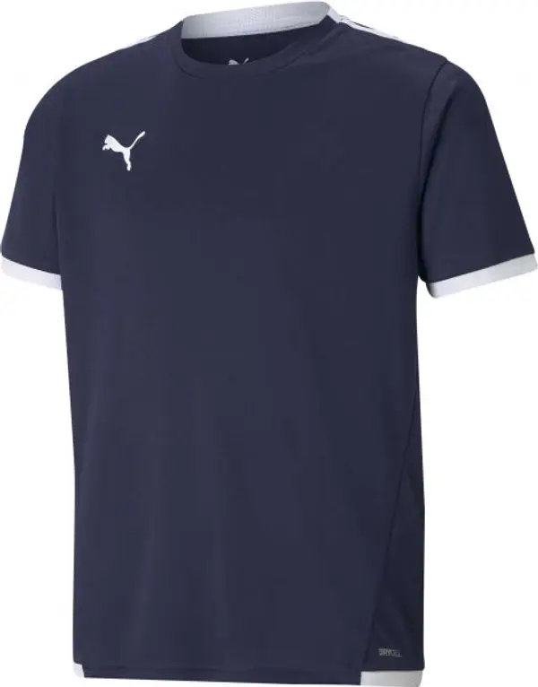 Puma Puma TEAM LIGA JERSEY JR Юношеска тениска за футбол, тъмносин, размер