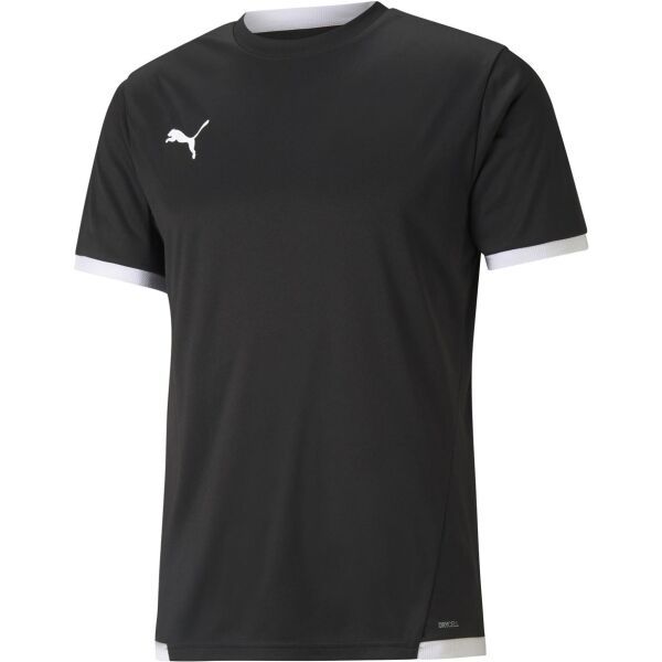 Puma Puma TEAM LIGA JERSEY Мъжка футболна тениска, черно, размер