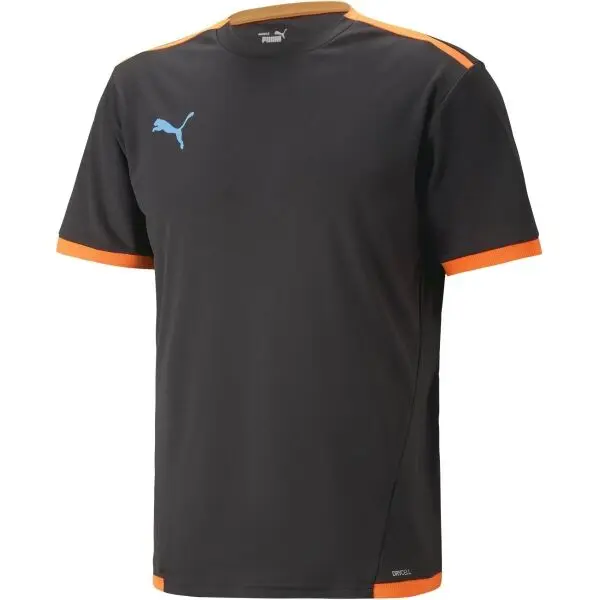 Puma Puma TEAM LIGA JERSEY Мъжка футболна тениска, черно, размер