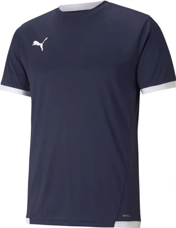 Puma Puma TEAM LIGA JERSEY Мъжка футболна тениска, тъмносин, размер XXL
