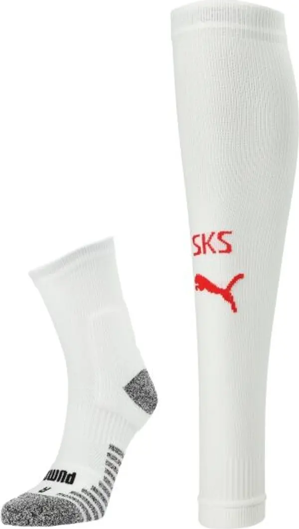 Puma Puma TEAM SKS BAND SOCKS Мъжки футболни наколенки, бяло, размер 43-46