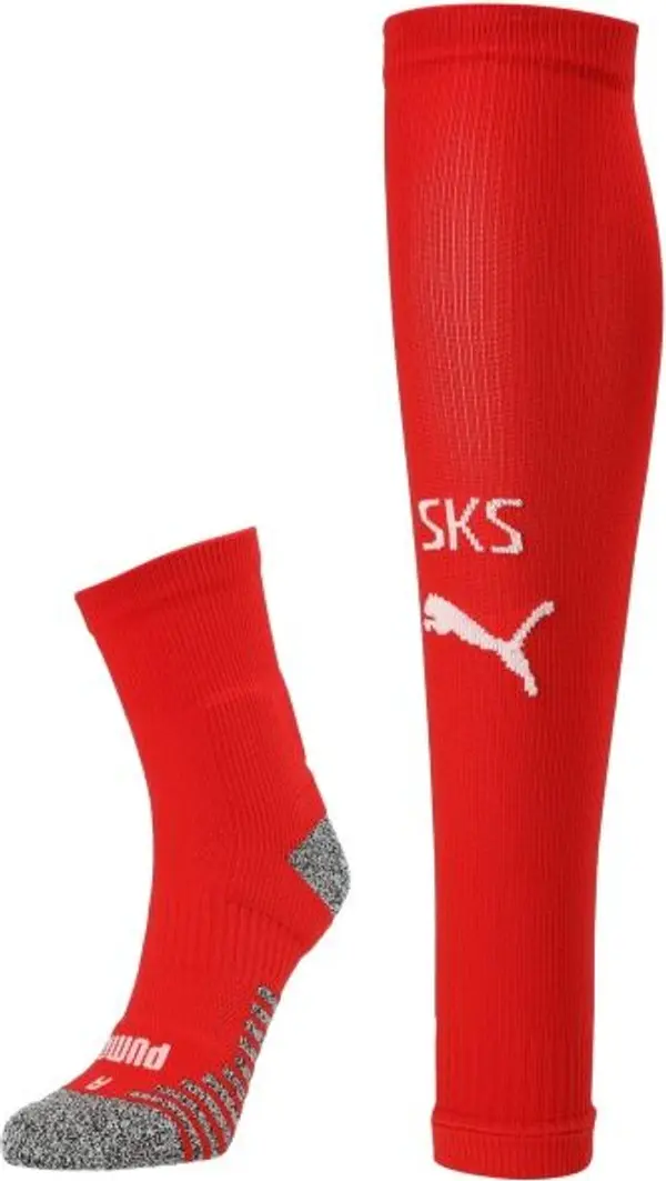 Puma Puma TEAM SKS BAND SOCKS Мъжки футболни наколенки, червено, размер 43-46