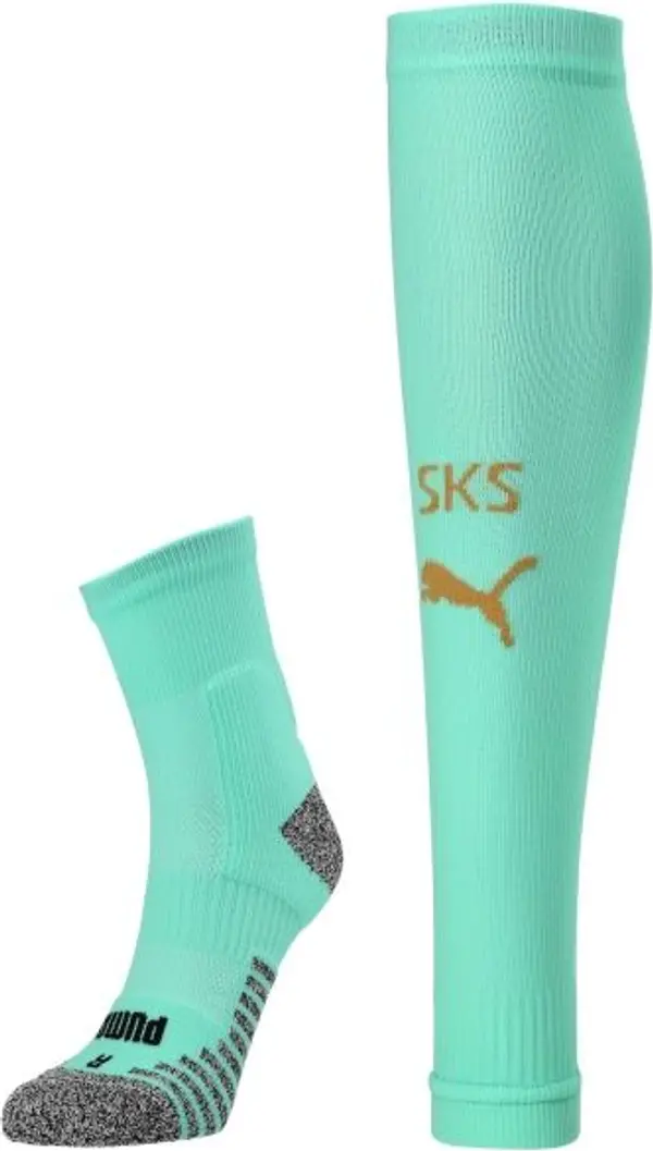 Puma Puma TEAM SKS BAND SOCKS Мъжки футболни наколенки, светло-зелено, размер 47-49