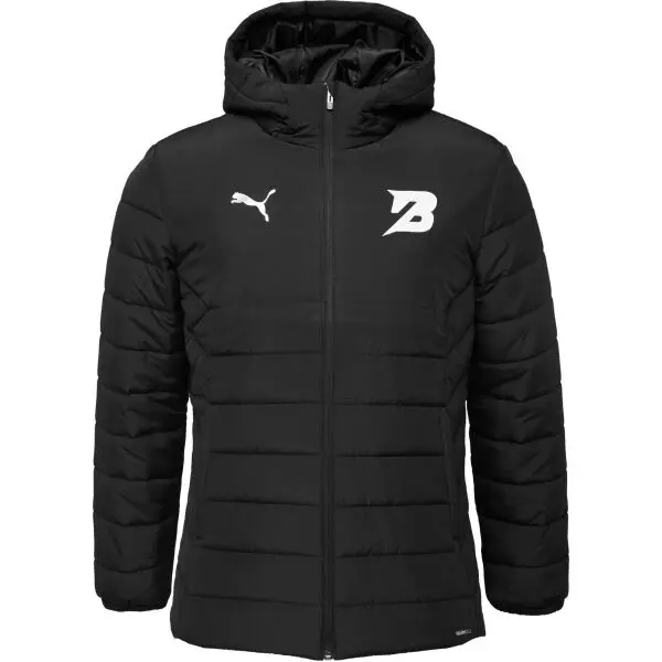 Puma Puma TEAMADDITIONS HOODED PADDED JACKET Мъжко яке, черно, размер