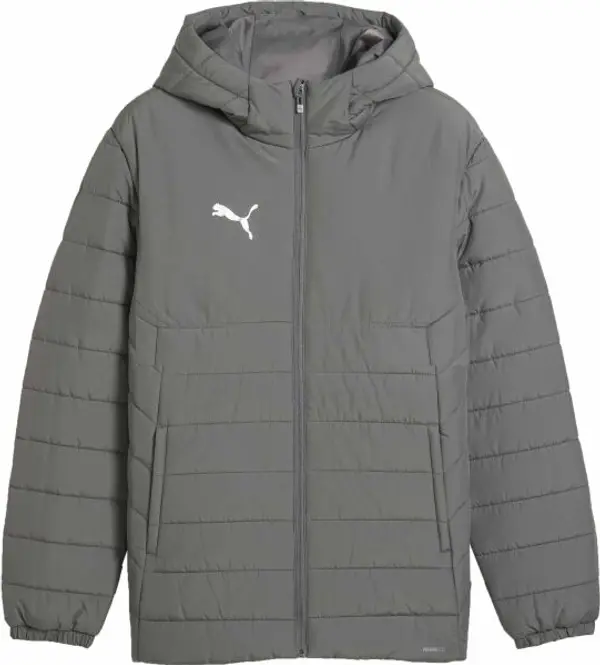 Puma Puma TEAMADDITIONS HOODED PADDED JACKET Мъжко яке, сиво, размер