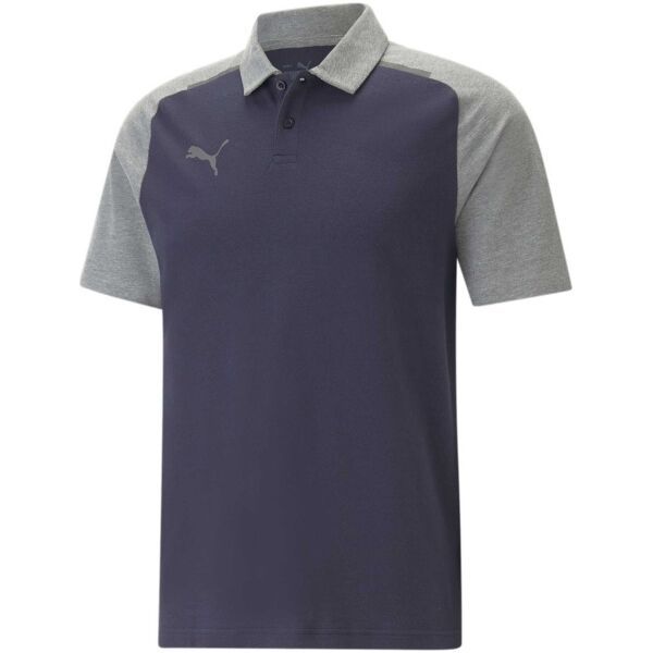 Puma Puma TEAMCUP CASUALS POLO Мъжка тениска с якичка, тъмносин, размер