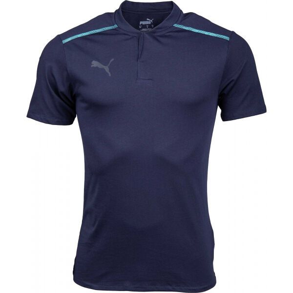 Puma Puma TEAMCUP CASUALS POLO Мъжка тениска, тъмносин, размер