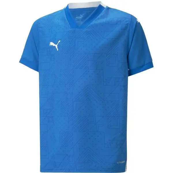 Puma Puma TEAMCUP JERSEY JR Детска футболна тениска, синьо, размер