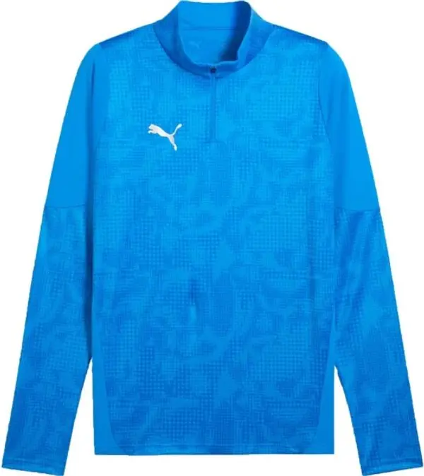 Puma Puma TEAMCUP TRAINING 1/4 ZIP TOP Мъжко спортно горнище, синьо, размер