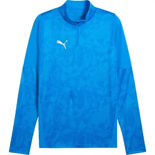 Puma Puma TEAMCUP TRAINING 1/4 ZIP TOP Мъжко спортно горнище, синьо, размер XXXL