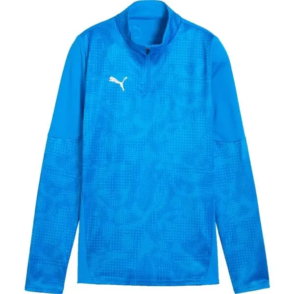 Puma Puma TEAMCUP TRAINING 1/4 ZIP TOP W Дамски спортен суитшърт, синьо, размер