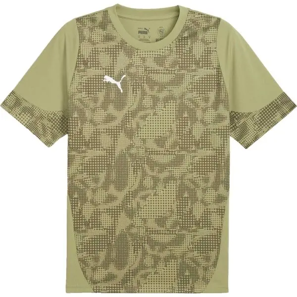 Puma Puma TEAMCUP TRAINING JERSEY Мъжка  фланелка, khaki, размер