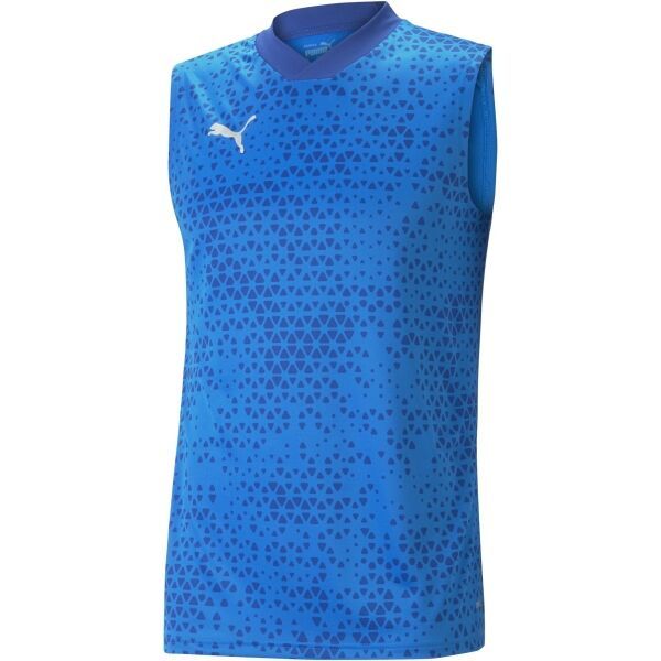 Puma Puma TEAMCUP TRAINING JERSEY SL Мъжки футболни шорти, синьо, размер