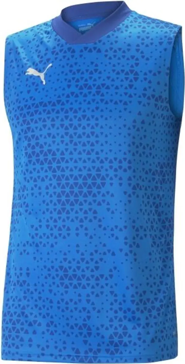 Puma Puma TEAMCUP TRAINING JERSEY SL Мъжки футболни шорти, синьо, размер