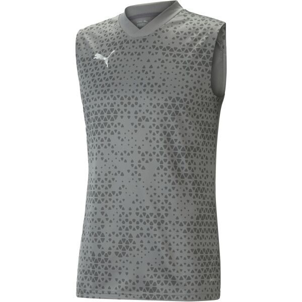 Puma Puma TEAMCUP TRAINING JERSEY SL Мъжки футболни шорти, сиво, размер