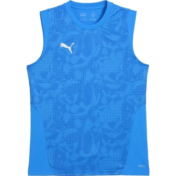 Puma Puma TEAMCUP TRAINING SLEEVELESS JERSEY Мъжки спортен потник, синьо, размер