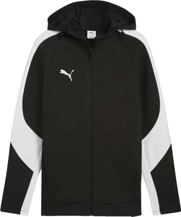 Puma Puma TEAMEVOSTRIPE HOODED JACKET Мъжко яке, черно, размер