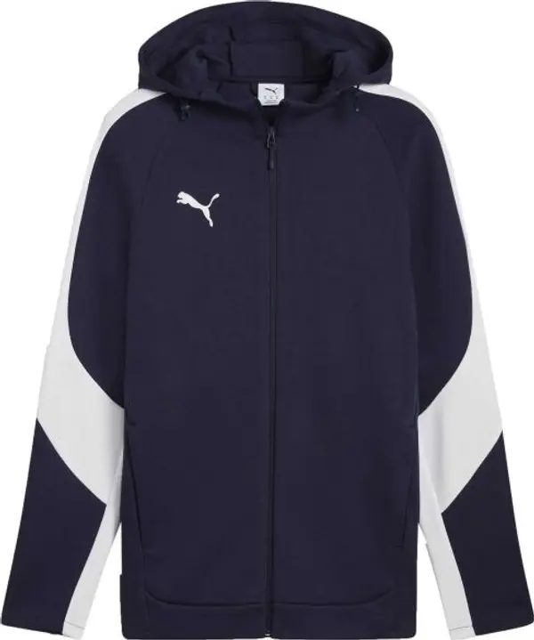 Puma Puma TEAMEVOSTRIPE HOODED JACKET Мъжко яке, тъмносин, размер