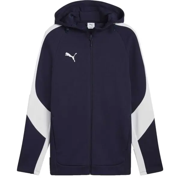 Puma Puma TEAMEVOSTRIPE HOODED JACKET Мъжко яке, тъмносин, размер