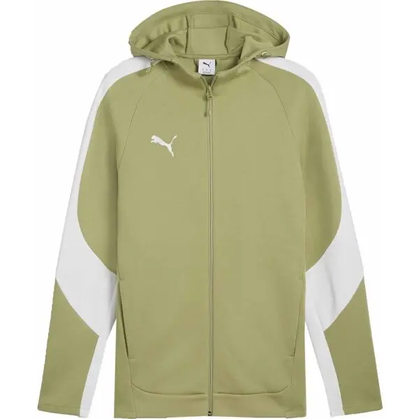 Puma Puma TEAMEVOSTRIPE HOODED JACKET Мъжко яке, зелено, размер