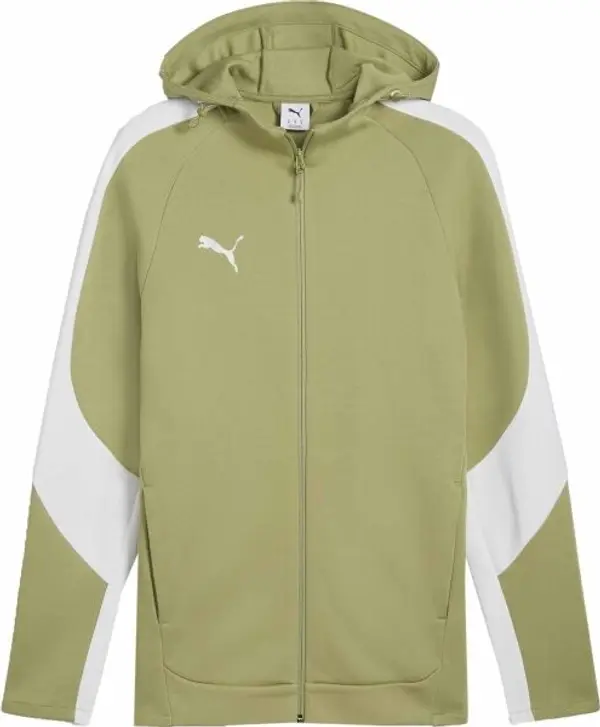 Puma Puma TEAMEVOSTRIPE HOODED JACKET Мъжко яке, зелено, размер