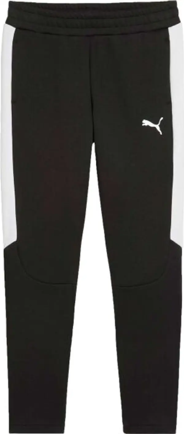 Puma Puma TEAMEVOSTRIPE PANTS JR Детски спортни панталони, черно, размер