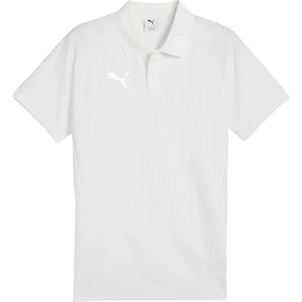 Puma Puma TEAMEVOSTRIPE POLO Мъжка тениска с яка, бяло, размер XXXL