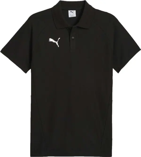 Puma Puma TEAMEVOSTRIPE POLO Мъжка тениска с яка, черно, размер