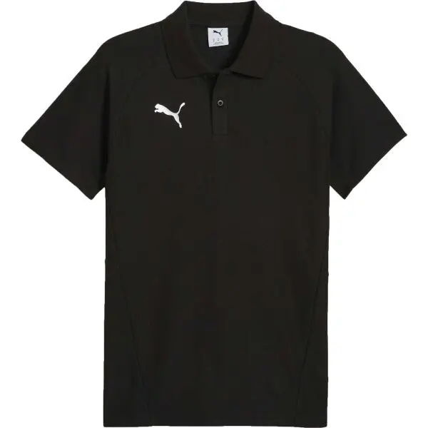 Puma Puma TEAMEVOSTRIPE POLO Мъжка тениска с яка, черно, размер