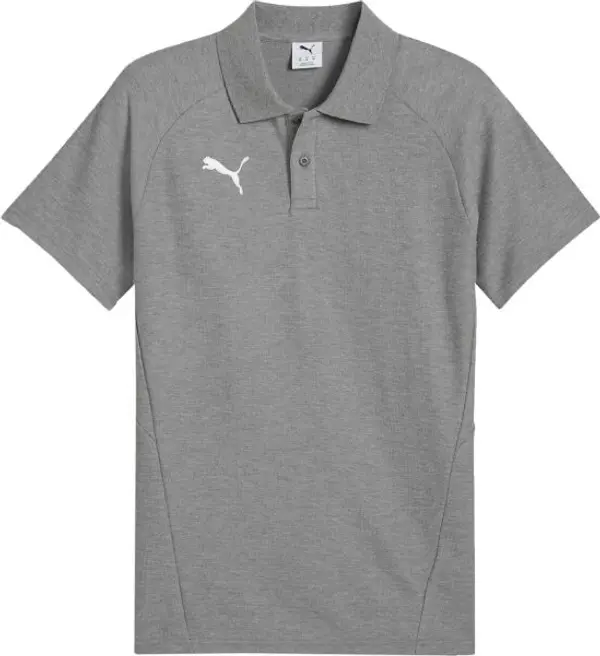 Puma Puma TEAMEVOSTRIPE POLO Мъжка тениска с яка, сиво, размер