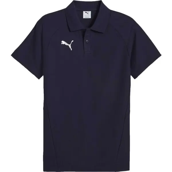 Puma Puma TEAMEVOSTRIPE POLO Мъжка тениска с яка, тъмносин, размер