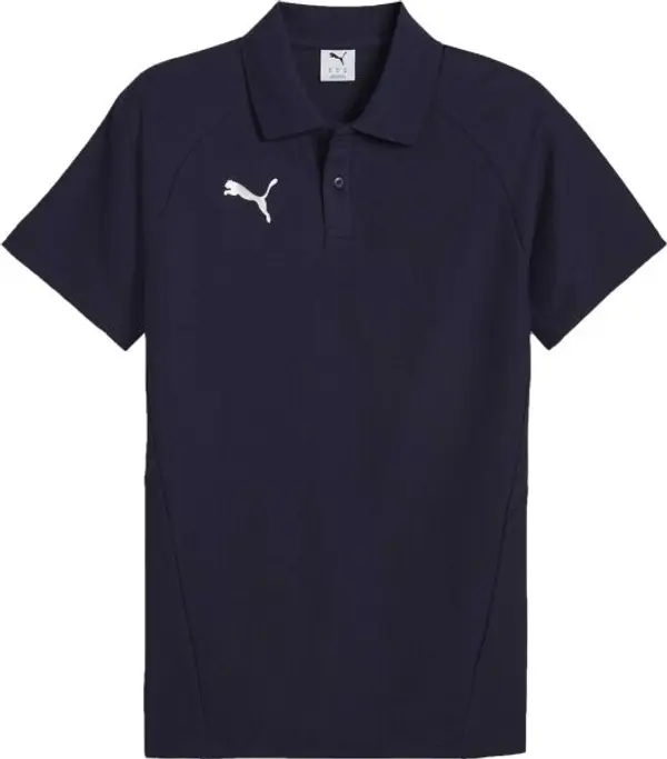 Puma Puma TEAMEVOSTRIPE POLO Мъжка тениска с яка, тъмносин, размер
