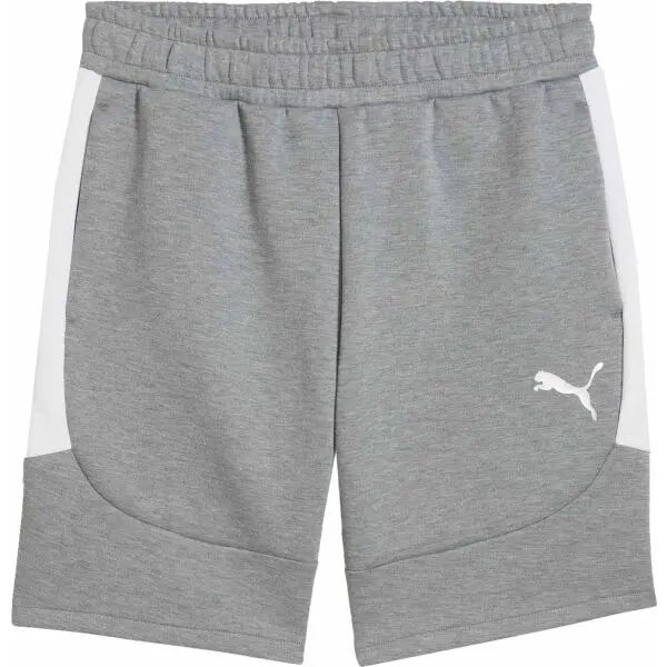 Puma Puma TEAMEVOSTRIPE SHORTS Мъжки шорти, сиво, размер