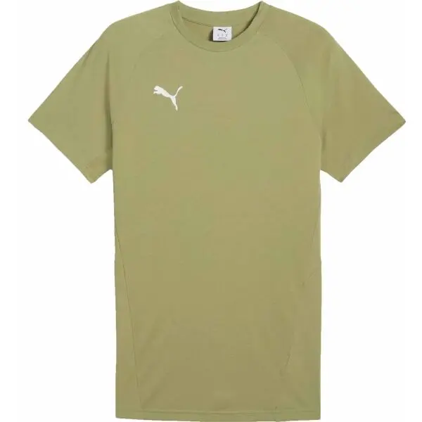 Puma Puma TEAMEVOSTRIPE TEE Мъжка тениска, khaki, размер