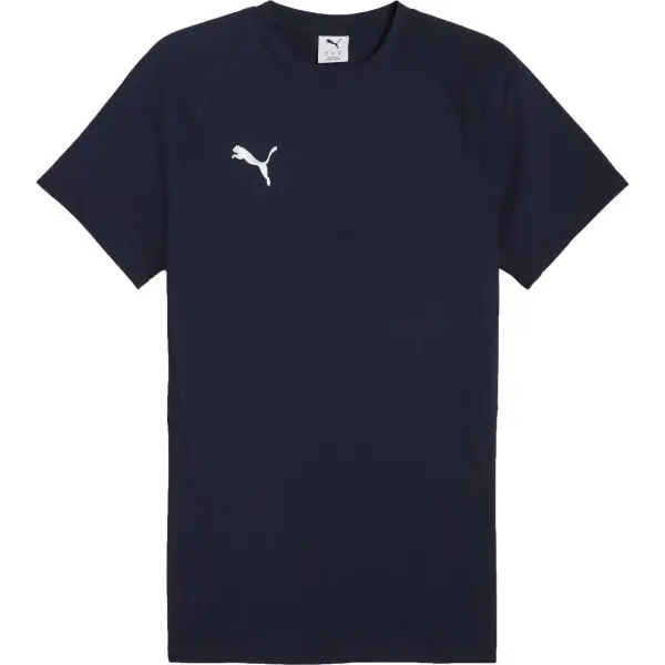 Puma Puma TEAMEVOSTRIPE TEE Мъжка тениска, тъмносин, размер