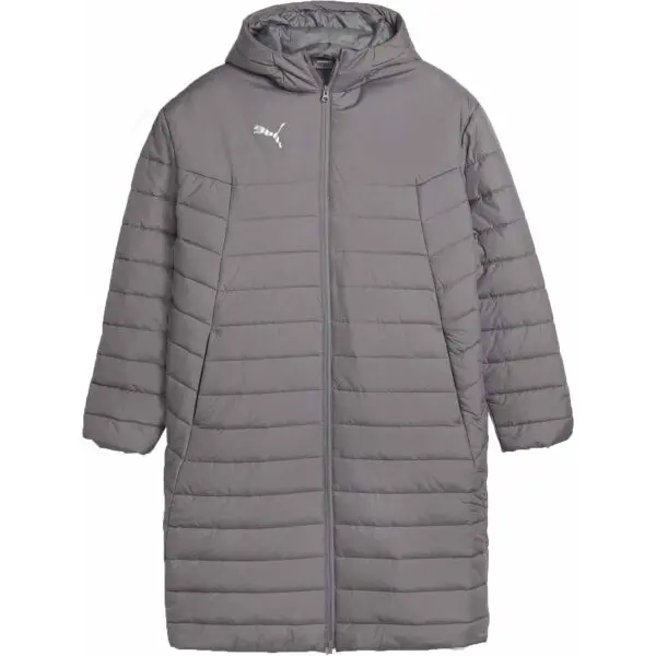 Puma Puma TEAMFINAL BENCH JACKET Мъжко зимно яке, сиво, размер