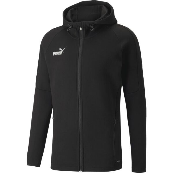Puma Puma TEAMFINAL CASUALS HOODED Футболно яке, черно, размер