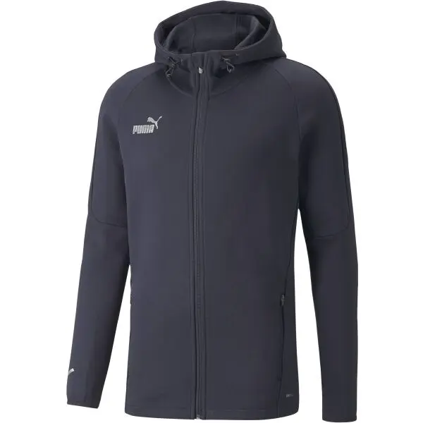 Puma Puma TEAMFINAL CASUALS HOODED Футболно яке, тъмносин, размер