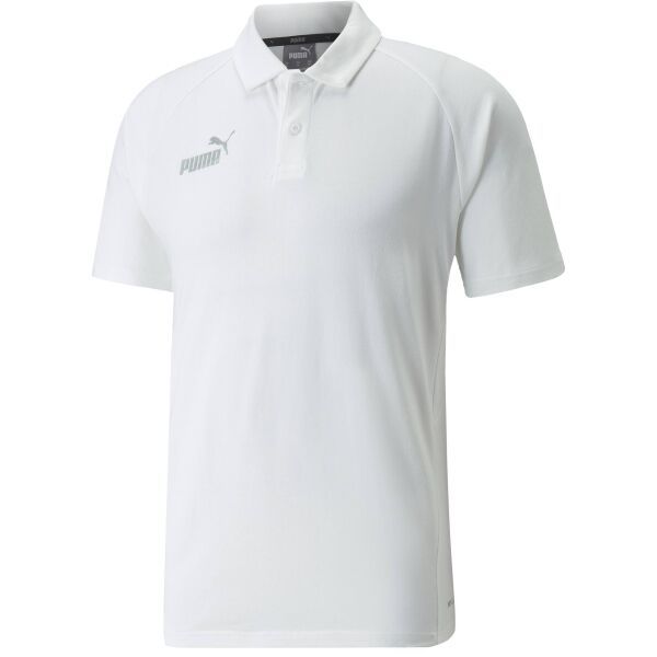 Puma Puma TEAMFINAL CASUALS POLO Мъжка тениска, бяло, размер