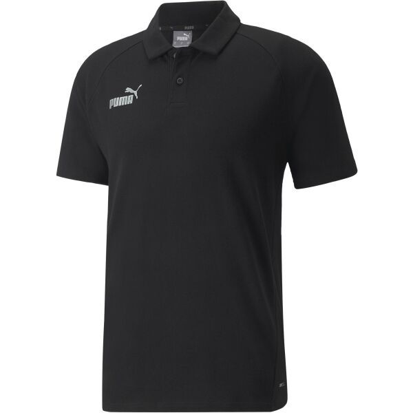 Puma Puma TEAMFINAL CASUALS POLO Мъжка тениска, черно, размер