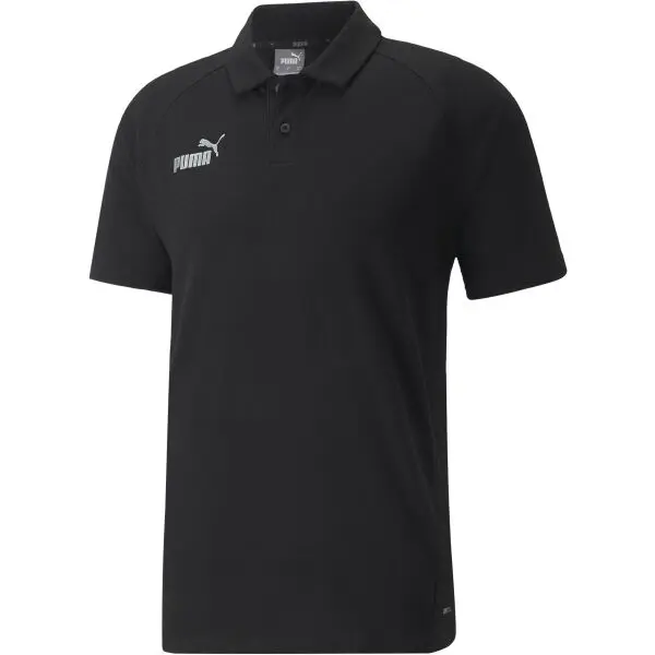 Puma Puma TEAMFINAL CASUALS POLO Мъжка тениска, черно, размер