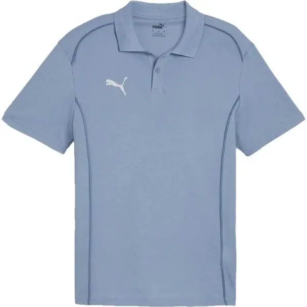 Puma Puma TEAMFINAL CASUALS POLO Мъжка тениска с яка, светлосиньо, размер